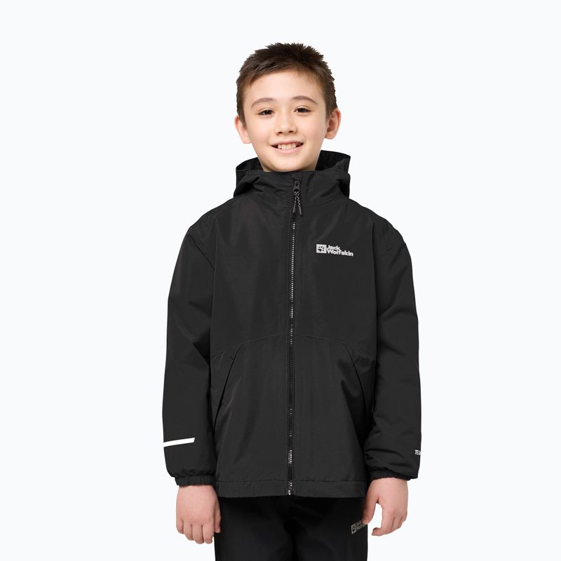 Kinder 3in1 Jack Wolfskin Iceland Jacke 3IN1 schwarz 12
