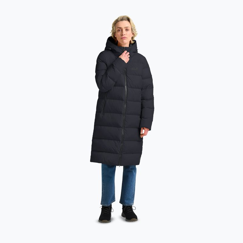 Damen Daunenmantel Jack Wolfskin Frozen Palace Coat dark navy