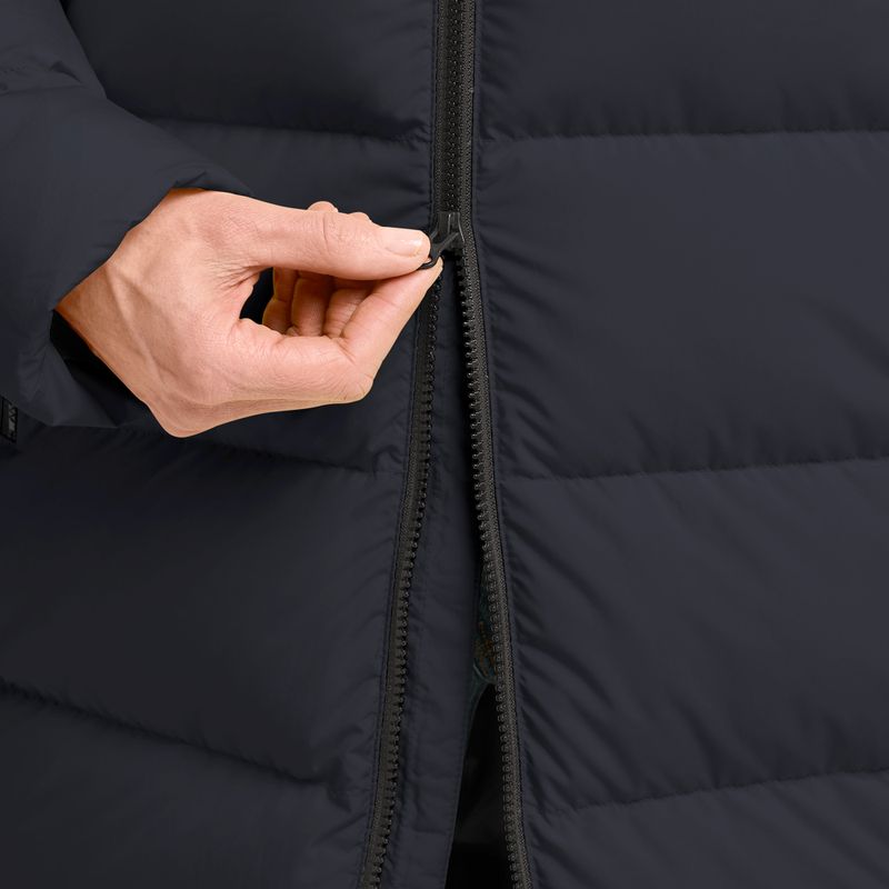 Damen Daunenmantel Jack Wolfskin Frozen Palace Coat dark navy 7