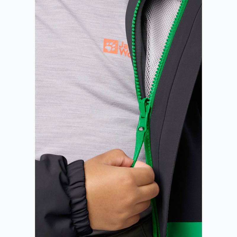 Jacke 3in1 Kinder Jack Wolfskin Iceland 3IN1 mystic geen 12