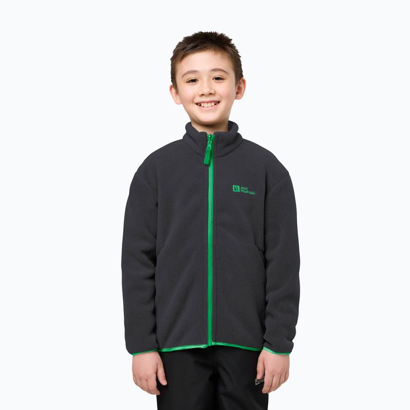 Jacke 3in1 Kinder Jack Wolfskin Iceland 3IN1 mystic geen 15