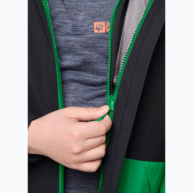 Jacke 3in1 Kinder Jack Wolfskin Iceland 3IN1 mystic geen 17