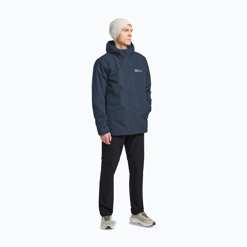 Herren 3in1 Jack Wolfskin Taubenberg Jacke midnight sky 2