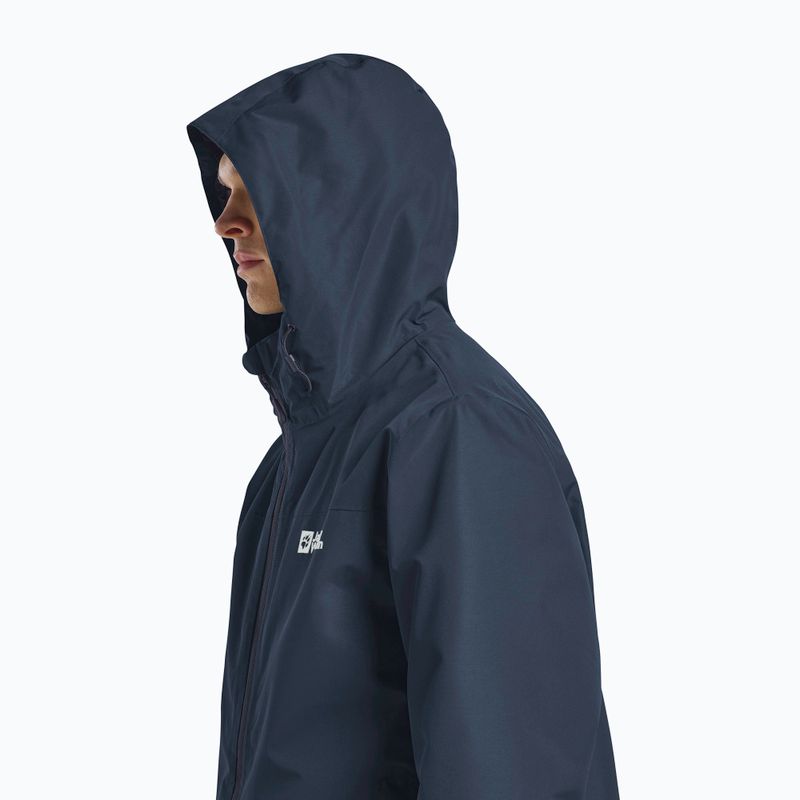 Herren 3in1 Jack Wolfskin Taubenberg Jacke midnight sky 7