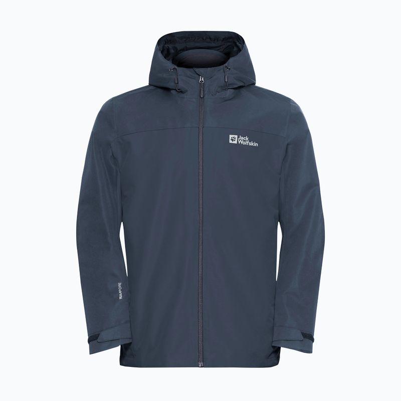 Jacke 3in1 Herren Jack Wolfskin Taubenberg 3In1 midnight sky 10