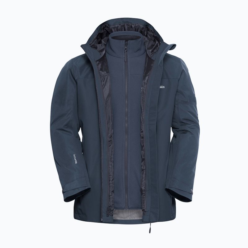 Jacke 3in1 Herren Jack Wolfskin Taubenberg 3In1 midnight sky 12