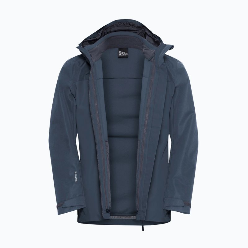 Herren 3in1 Jack Wolfskin Taubenberg Jacke midnight sky 13