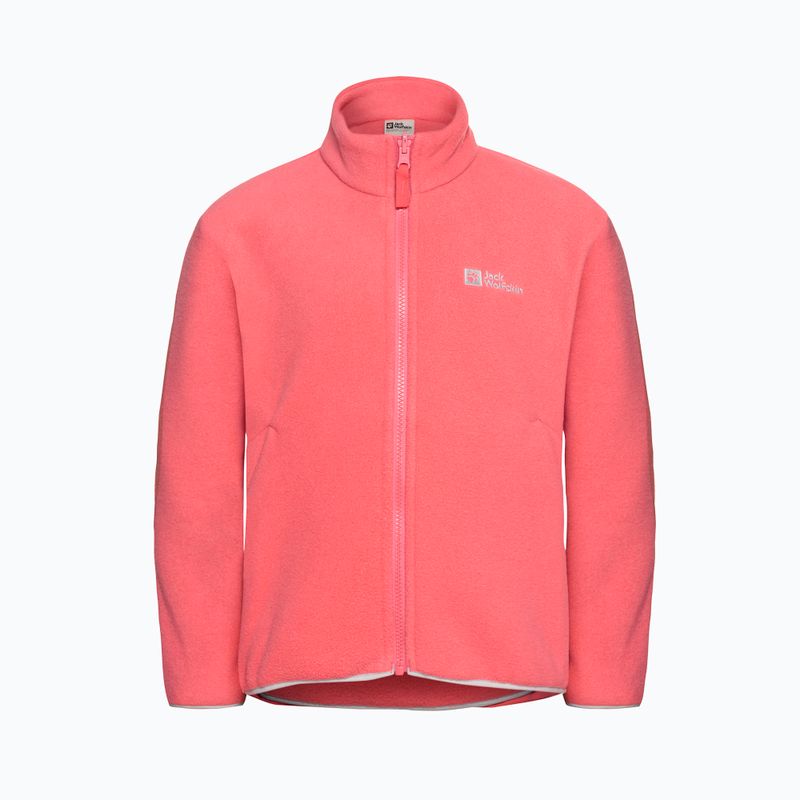 Kinder 3in1 Jack Wolfskin Iceland Jacke sunset coral 5