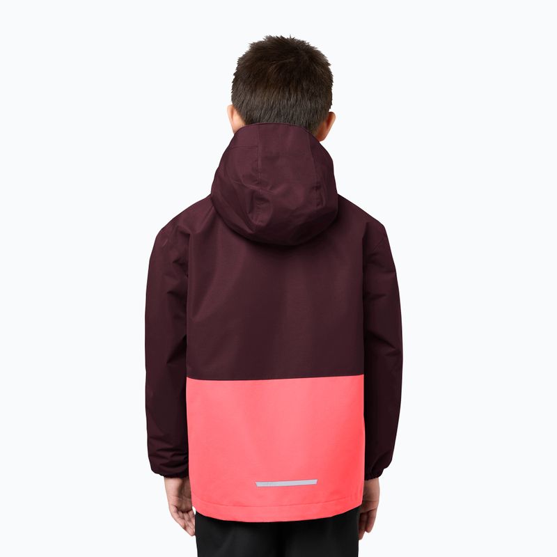 Kinder 3in1 Jack Wolfskin Iceland Jacke sunset coral 14