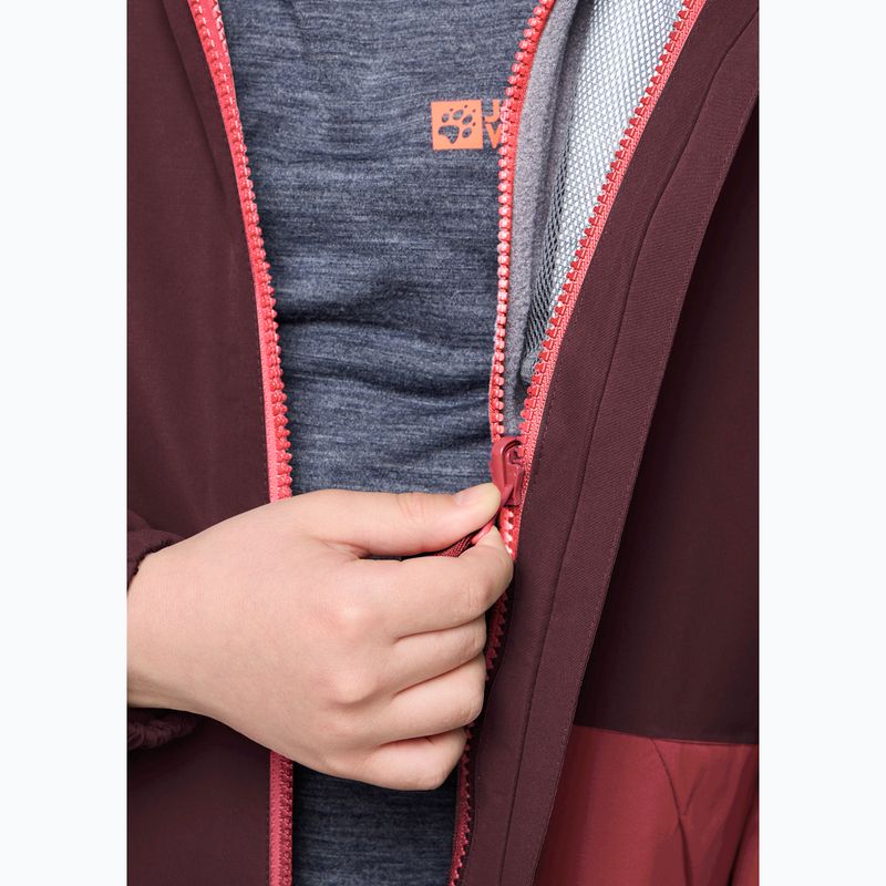Jacke 3in1 Kinder Jack Wolfskin Iceland 3IN1 sunset coral 17