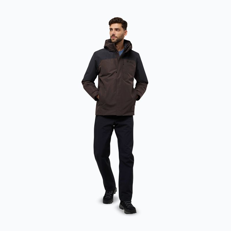 Herren 3in1 Jack Wolfskin Romberg 3In1 peat Jacke 2