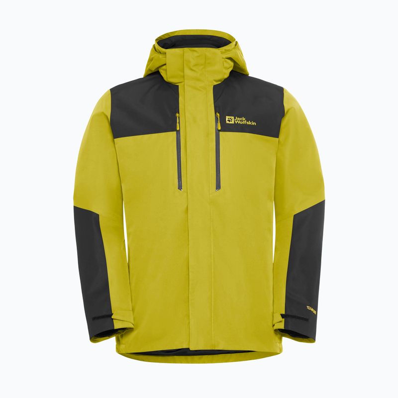 Herren 3in1 Jack Wolfskin Jasper Jacke chartreuse 18
