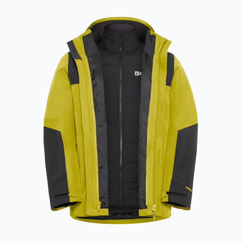 Herren 3in1 Jack Wolfskin Jasper Jacke chartreuse 20