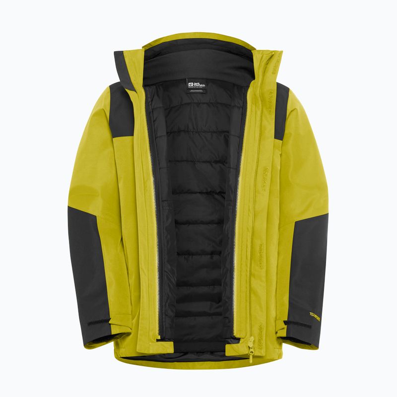 Herren 3in1 Jack Wolfskin Jasper Jacke chartreuse 21