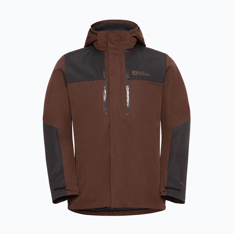 Herren 3in1 Jacke Jack Wolfskin Jasper 3In1 hot choc 19