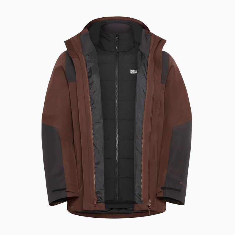 Herren 3in1 Jacke Jack Wolfskin Jasper 3In1 hot choc 21