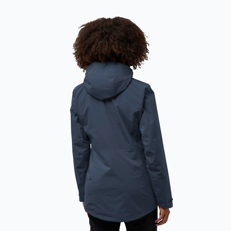 Damen 3in1 Jack Wolfskin Hunberg Jacke midnight sky 2