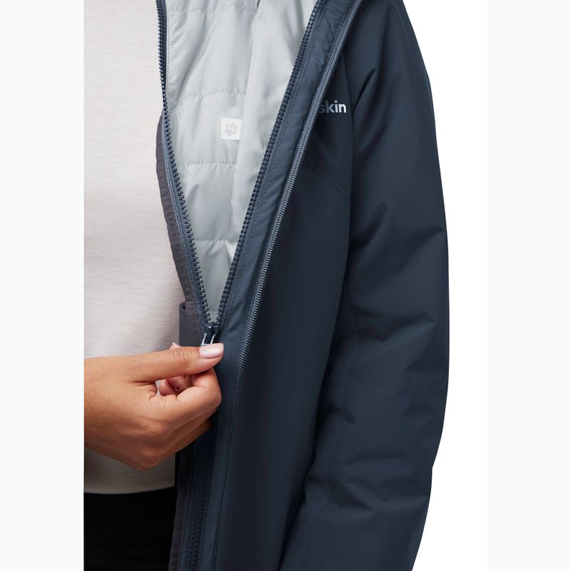 Damen 3-in-1 Jacke Jack Wolfskin Hunberg 3In1 midnight sky 12