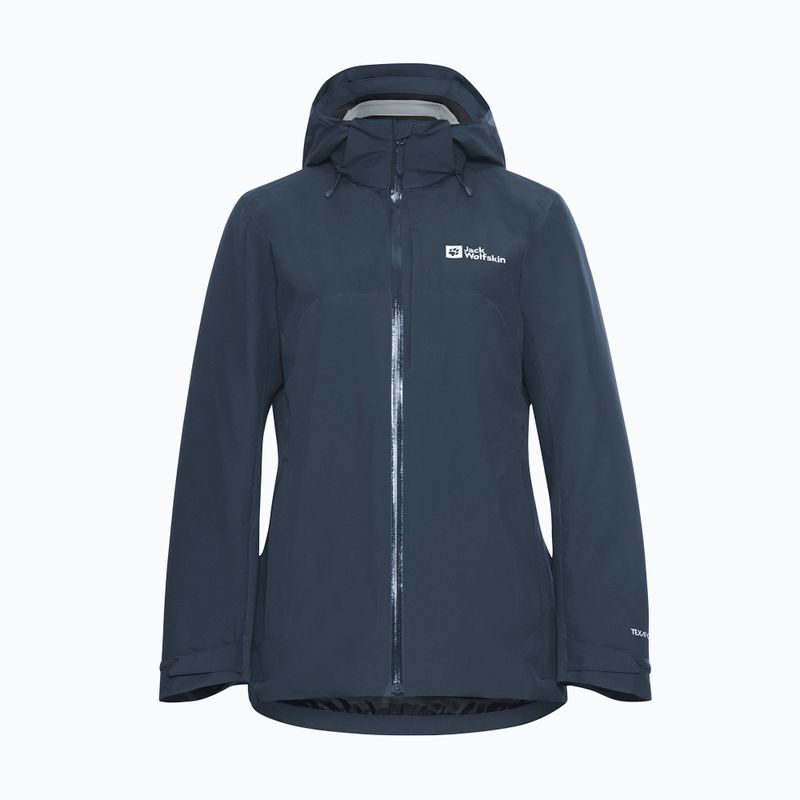 Damen 3in1 Jack Wolfskin Hunberg Jacke midnight sky 13