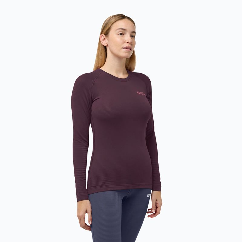 Damen-Thermoaktivshirt Jack Wolfskin Infinite Warm amaranth