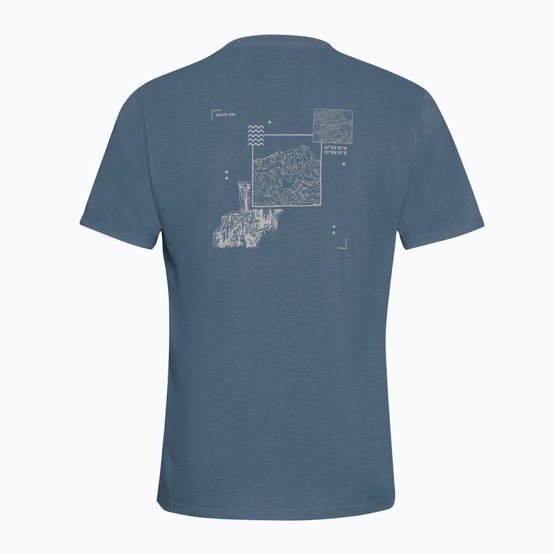 Herren-T-Shirt Jack Wolfskin Vonnan Graphic peak trail midnight sky 7
