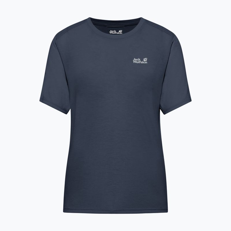 Damen-Trekking-T-Shirt Jack Wolfskin Vonnan midnight sky 5