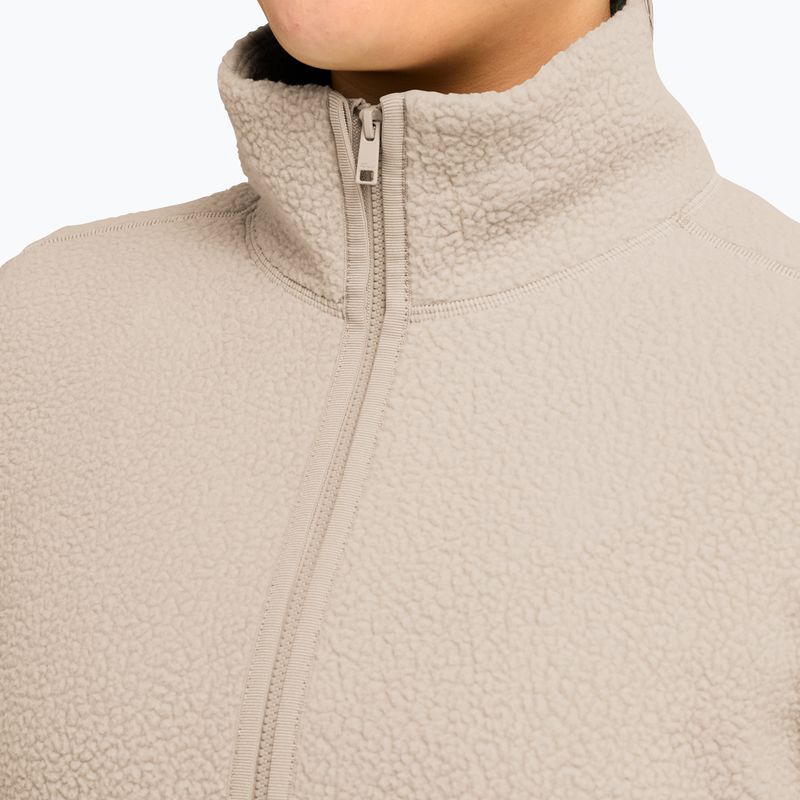 Fleecejacke für Damen Jack Wolfskin Lite Curl Full Zip oyster 4