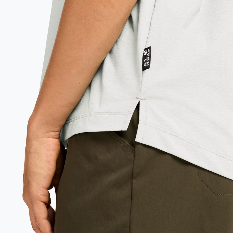 Damen-Trekking-T-Shirt Jack Wolfskin Travel T stark white 4