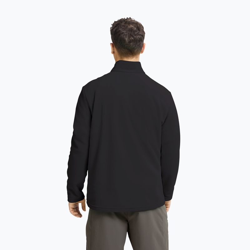 Fleecejacke für Herren Jack Wolfskin Taunus 100 Half Zip black 3