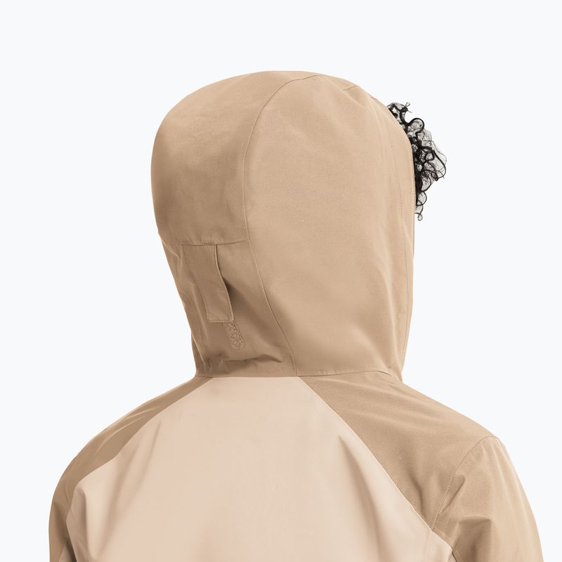 Regenjacke Damen Jack Wolfskin Wildbound 2L oyster 5