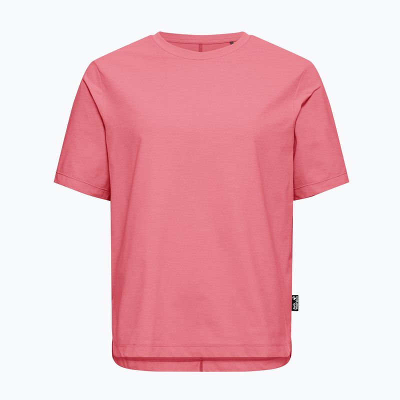 Damen-Trekking-T-Shirt Jack Wolfskin Travel T evening rose 5