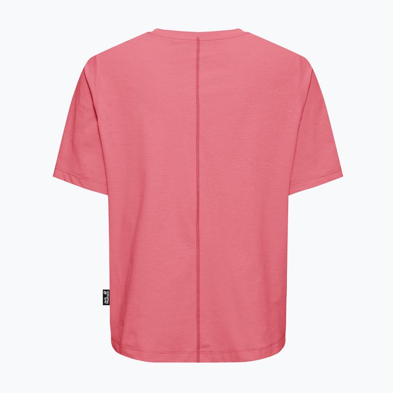 Trekkingshirt Damen Jack Wolfskin Travel T evening rose 6