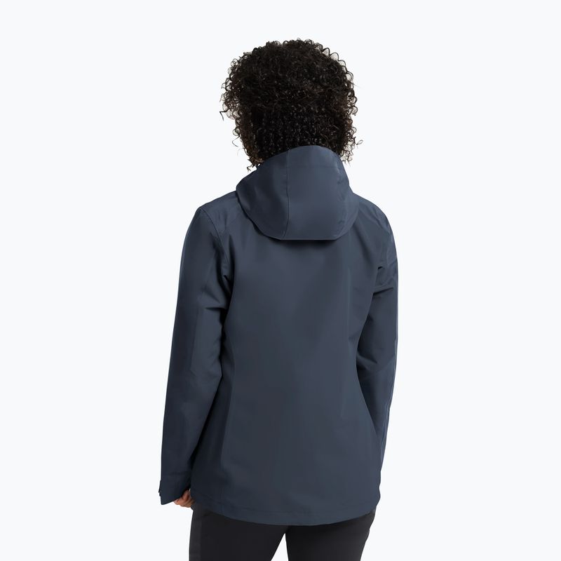 Regenjacke Damen Jack Wolfskin Wildbound 2L midnight sky 3
