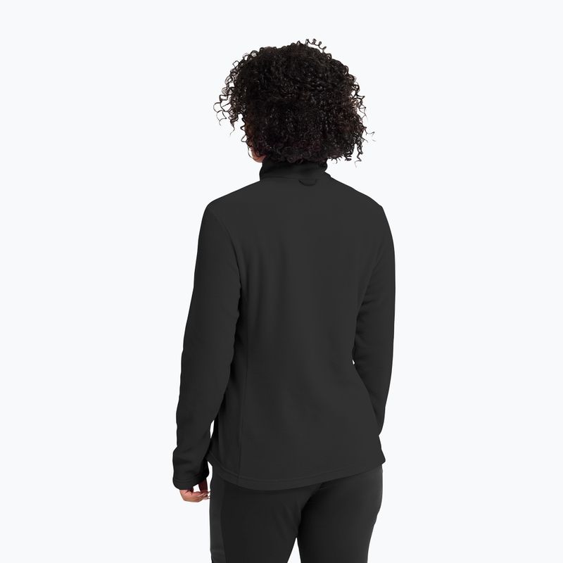 Fleecejacke für Damen Jack Wolfskin Taunus 100 Full Zip black 3