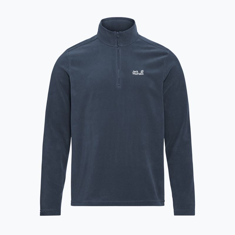 Fleecejacke für Herren Jack Wolfskin Taunus 100 Half Zip midnight sky 5