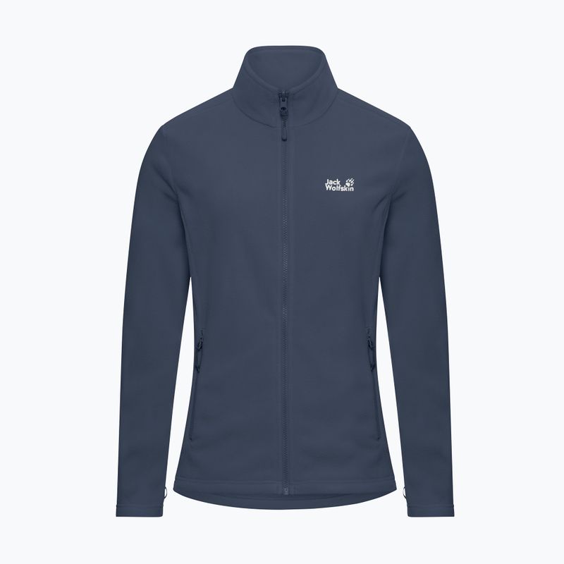 Fleecejacke für Damen Jack Wolfskin Taunus 100 Full Zip midnight sky 7