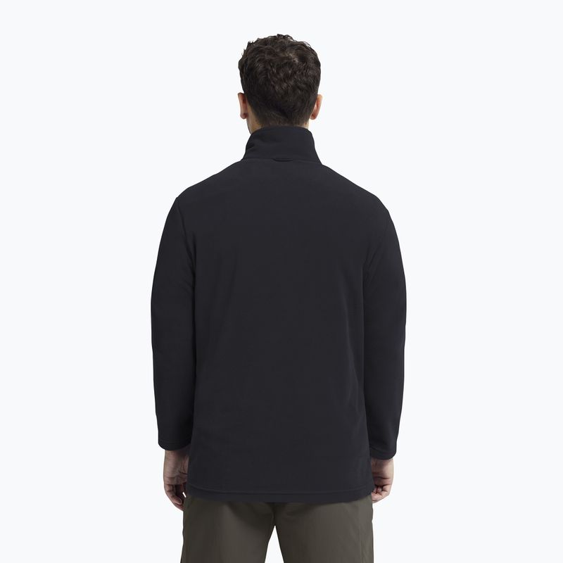 Fleecejacke für Herren Jack Wolfskin Taunus 100 Full Zip black 3