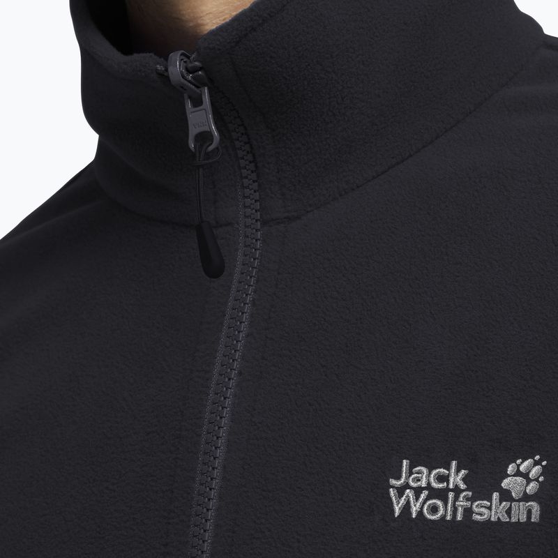 Fleecejacke für Herren Jack Wolfskin Taunus 100 Full Zip black 4