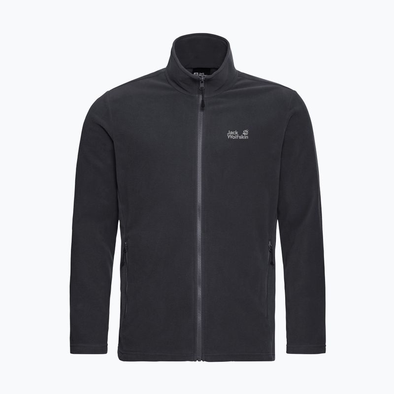 Fleecejacke für Herren Jack Wolfskin Taunus 100 Full Zip black 7