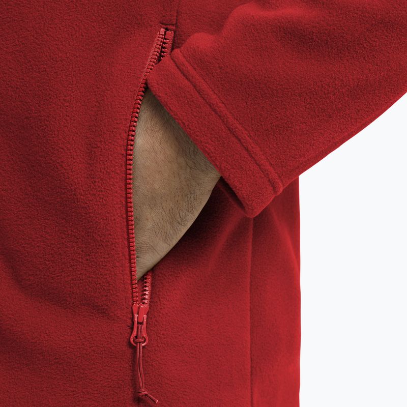 Fleecejacke für Herren Jack Wolfskin Taunus 100 Full Zip siren red 5