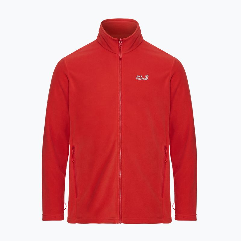 Fleecejacke für Herren Jack Wolfskin Taunus 100 Full Zip siren red 7