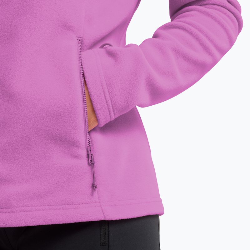 Fleecejacke für Damen Jack Wolfskin Taunus 100 Full Zip foxglove 5