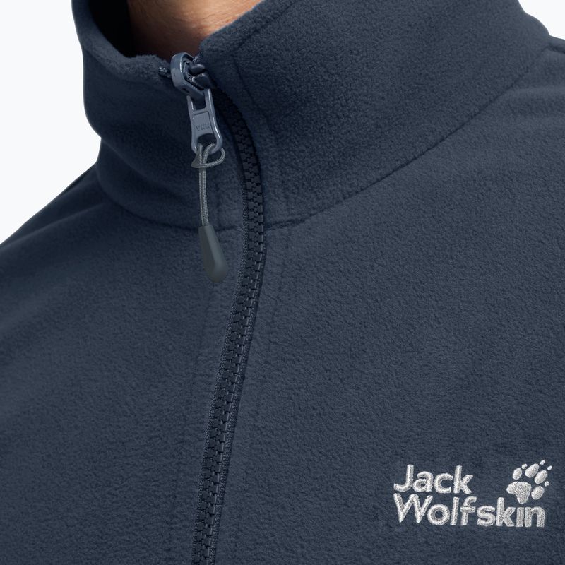 Fleecejacke für Herren Jack Wolfskin Taunus 100 Full Zip midnight sky 4