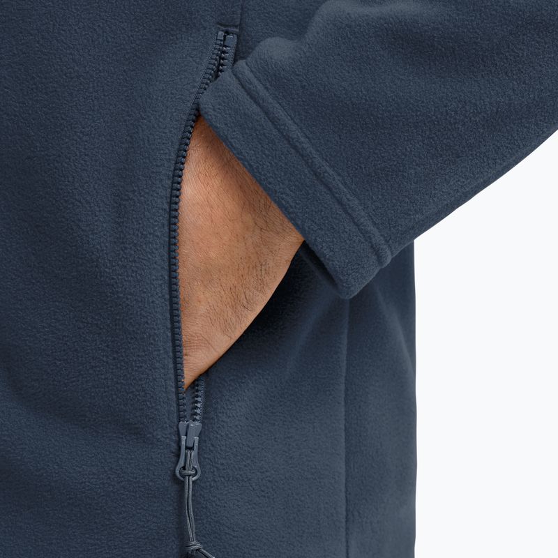 Fleecejacke für Herren Jack Wolfskin Taunus 100 Full Zip midnight sky 5