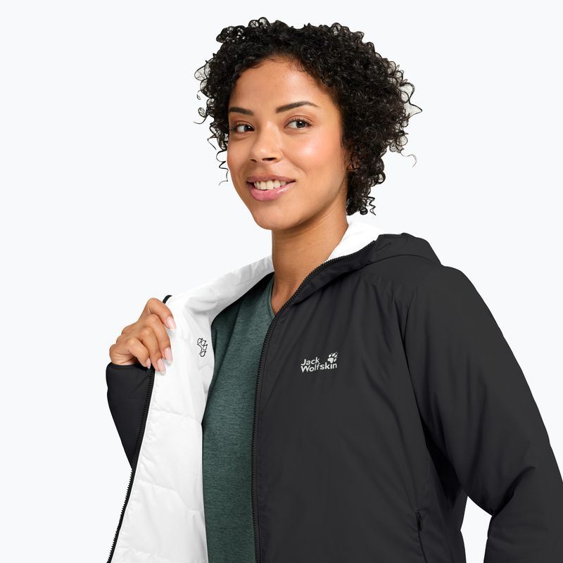Gefütterte Damenjacke Jack Wolfskin Trail Light Ins 2IN1 black 3