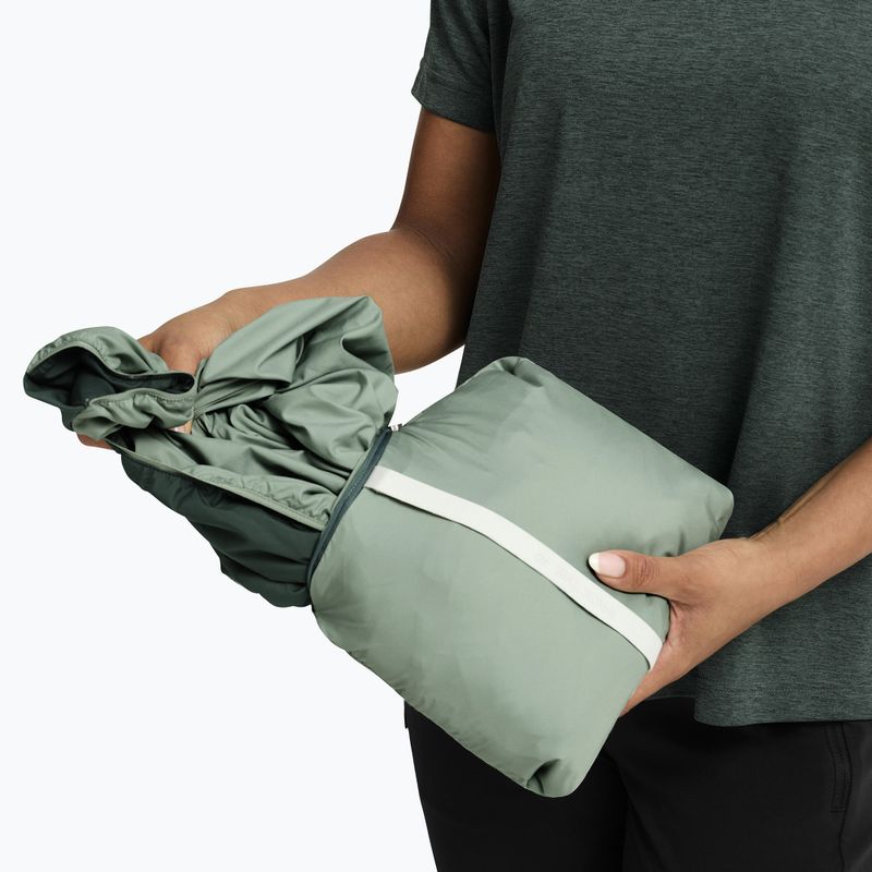 Gefütterte Damenjacke Jack Wolfskin Trail Light Ins 2IN1 green zinnia 6