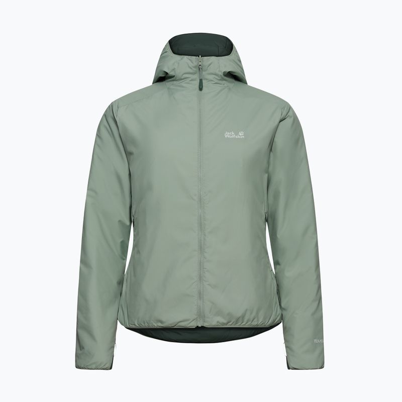 Gefütterte Damenjacke Jack Wolfskin Trail Light Ins 2IN1 green zinnia 7