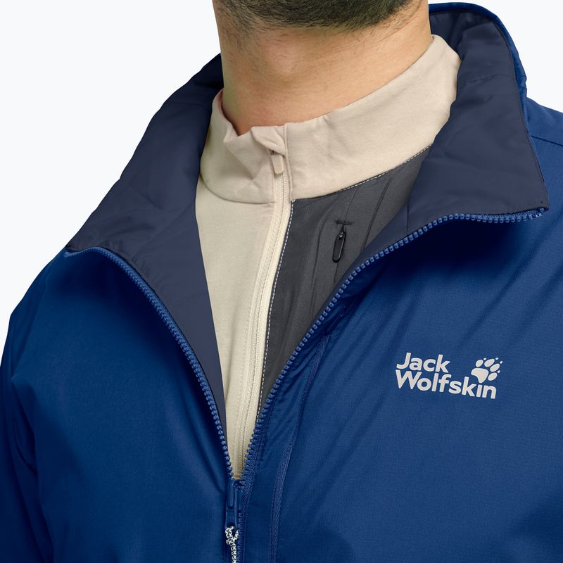 Gefütterte Herrenjacke Jack Wolfskin Trail Light Ins 2IN1 blue orchid 4