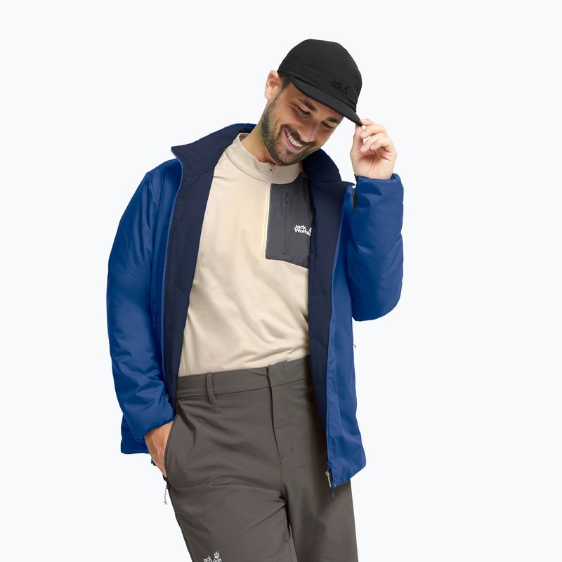 Gefütterte Herrenjacke Jack Wolfskin Trail Light Ins 2IN1 blue orchid 5