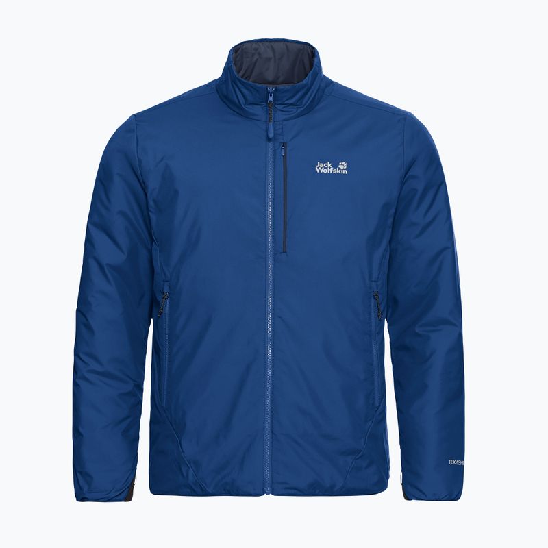 Gefütterte Herrenjacke Jack Wolfskin Trail Light Ins 2IN1 blue orchid 8